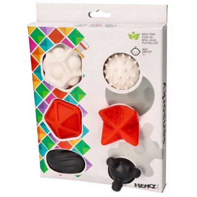 Moms Care Senzorické míčky - White & Black, 6 ks - obrázek