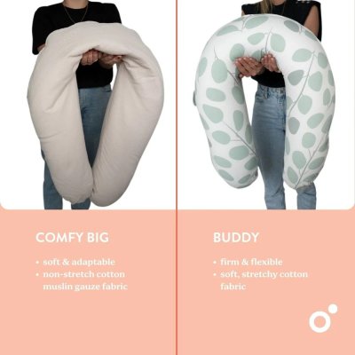 Doomoo Buddy Multifunkční kojící polštář - Leopard Cream - obrázek