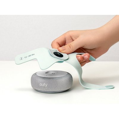 Eufy Dětská chůvička s chytrou ponožkou Anker S340 2K - Modrá - obrázek