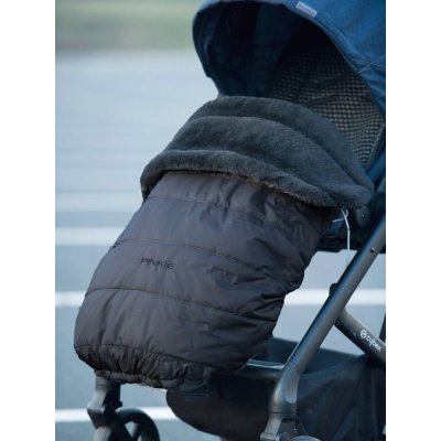 Pinkie Zateplená stahovací deka Fur - Black - obrázek