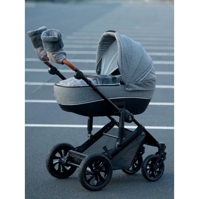 Pinkie Zateplená stahovací deka Fur - Grey - obrázek