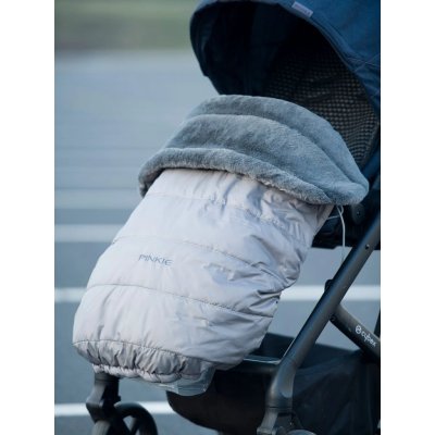 Pinkie Zateplená stahovací deka Fur - Grey - obrázek