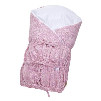 Little Angel zavinovačka šněrovací pevná záda Outlast® - Starorůžová kvítka