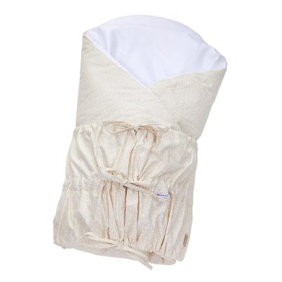 Little Angel zavinovačka šněrovací pevná záda Outlast® - Béžová drobné kytky