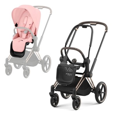 Cybex Platinum Priam 2025 Sportovní kočárek - Rosegold/Peach Pink