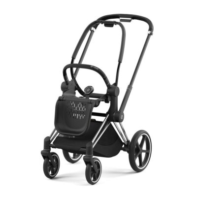 Cybex Platinum Priam 2025 Kompletní kočárek - Chrome Black/Black/Pink - obrázek
