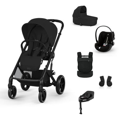 Cybex Balios S Lux Travel System M + Nosítko Amya - Moon Black