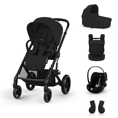 Cybex Balios S Lux Travel System S + Nosítko Amya - Moon Black