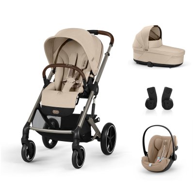 Cybex Balios S Lux Travel System S - Almond Beige