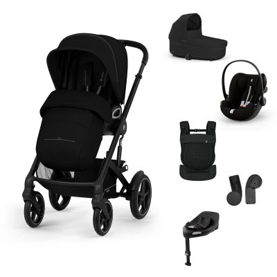 Cybex Talos S Lux Travel System M + Nosítko Amya - Moon Black