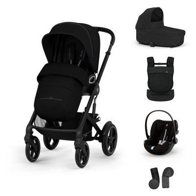 Cybex Talos S Lux Travel System S + Nosítko Amya - Moon Black