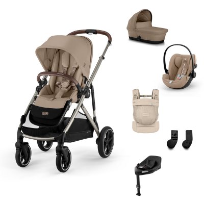 Cybex Gazelle S Travel System M + Nosítko Amya - Almond Beige