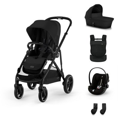 Cybex Gazelle S Travel System S + Nosítko Amya - Moon Black