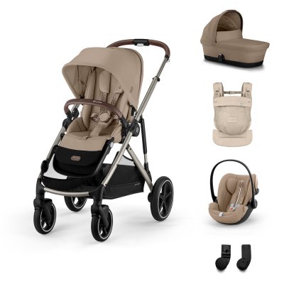 Cybex Gazelle S Travel System S + Nosítko Amya - Almond Beige