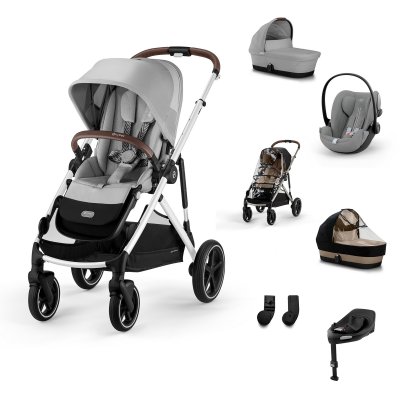Cybex Gazelle S Travel System XL - Stone Grey