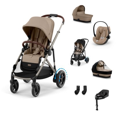 Cybex eGazelle S Travel System XL - Almond Beige