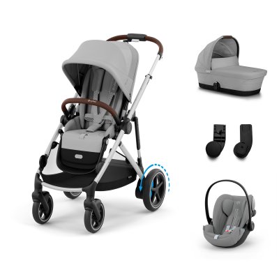 Cybex eGazelle S Travel System S - Stone Grey