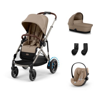 Cybex eGazelle S Travel System S - Almond Beige