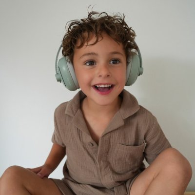 Zazu Earmuffs Dětské chrániče sluchu 2v1 - Zelené - obrázek