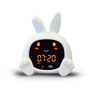 Zazu Tréninkový budík s nočním světlem a melodiemi - Králíček Sarah - obrázek