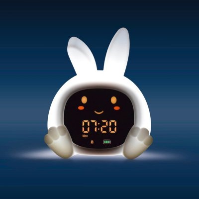 Zazu Tréninkový budík s nočním světlem a melodiemi - Králíček Sarah - obrázek