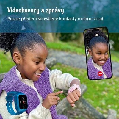 Zazu Dětské chytré hodinky 4G - Modré - obrázek