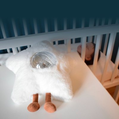 Zazu Projektor polární záře - Hvězda Gaia Bílá - obrázek