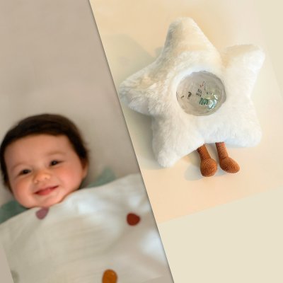 Zazu Projektor polární záře - Hvězda Gaia Bílá - obrázek