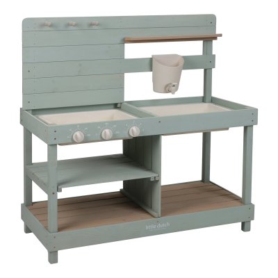 Little Dutch Dřevěná venkovní kuchyňka - obrázek