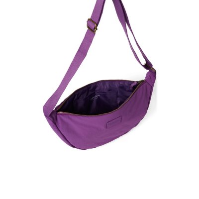 Studio Noos Crossbody ledvinka Puffy - Textured Purple - obrázek