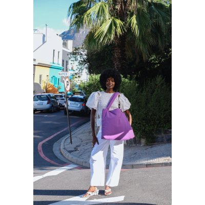 Studio Noos Taška Mom Bag Puffy - Textured Purple - obrázek