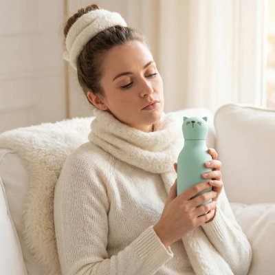 Asobu Bestie Termoláhev 460 ml - Kiki the Cat - obrázek