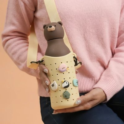 Asobu Bestie Pouzdro na láhev s popruhem - Yellow