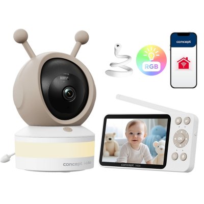 Concept Dětská chůvička s kamerou a LED osvětlením Kido KD5010