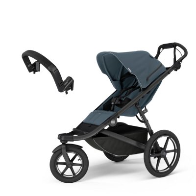 Thule Urban Glide 3 s magnetickou sponou + Madlo na kočárek - Dark Slate