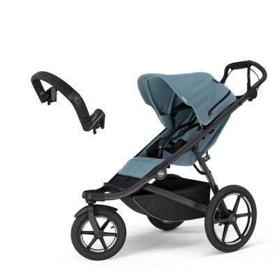 Thule Urban Glide 3 s magnetickou sponou + Madlo na kočárek - Mid Blue