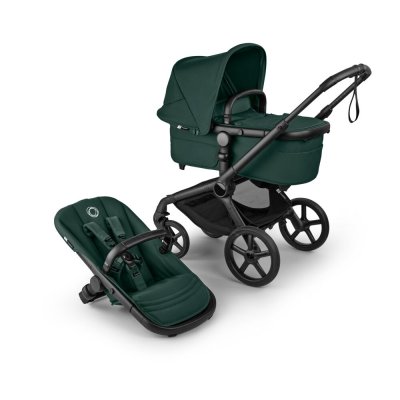 Bugaboo Fox5 Renew Kompletní set - Black/Fern Green/Fern Green