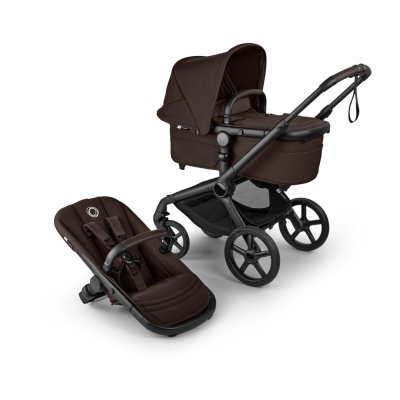Bugaboo Fox5 Renew Kompletní set - Black/Cocoa Brown/Cocoa Brown