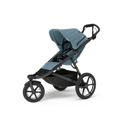 Thule Urban Glide 3 s magnetickou sponou + Madlo + Pláštěnka + Moskytiéra - Mid Blue - obrázek