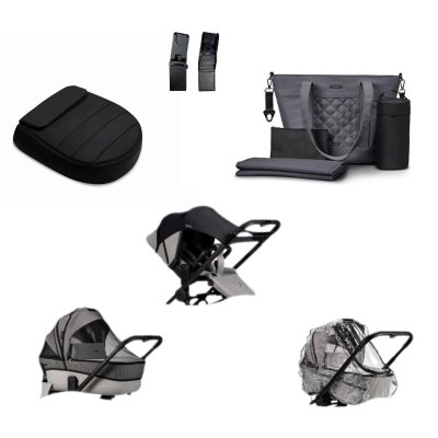 Moon ReSea Fold Extra Kompletní kočárek - Graphite - obrázek