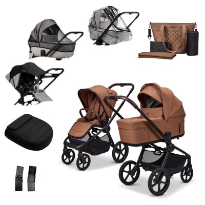 Moon ReSea Fold Extra Kompletní kočárek - Cognac