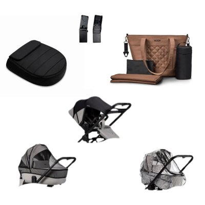 Moon ReSea Fold Maxi Kompletní kočárek - Cognac - obrázek