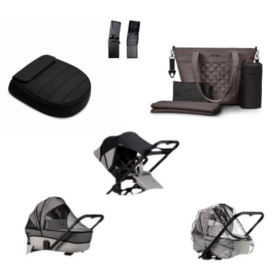 Moon ReSea Fold Maxi Kompletní kočárek - Greige - obrázek