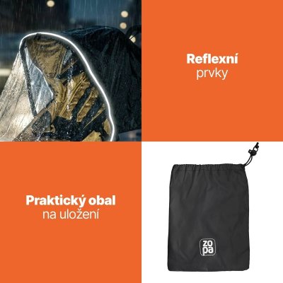 Zopa Univerzální pláštěnka na tříkolový kočárek - obrázek