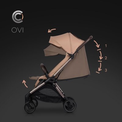 Cavoe Ovi Cestovní kočárek - Mocca - obrázek