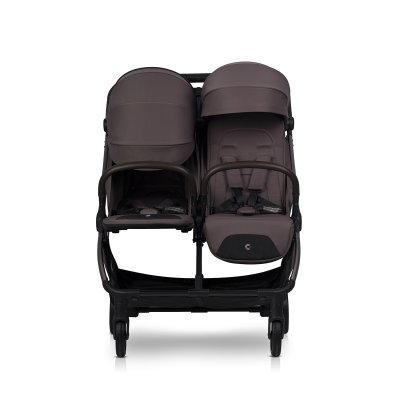 Cavoe Deux Kočárek pro dvojčata/sourozence - Chocolate - obrázek