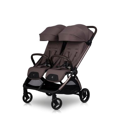 Cavoe Deux Kočárek pro dvojčata/sourozence - Chocolate