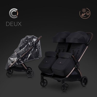 Cavoe Deux Kočárek pro dvojčata/sourozence - Meteorite - obrázek