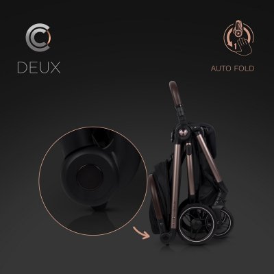 Cavoe Deux Kočárek pro dvojčata/sourozence - Meteorite - obrázek