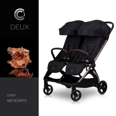 Cavoe Deux Kočárek pro dvojčata/sourozence - Meteorite - obrázek